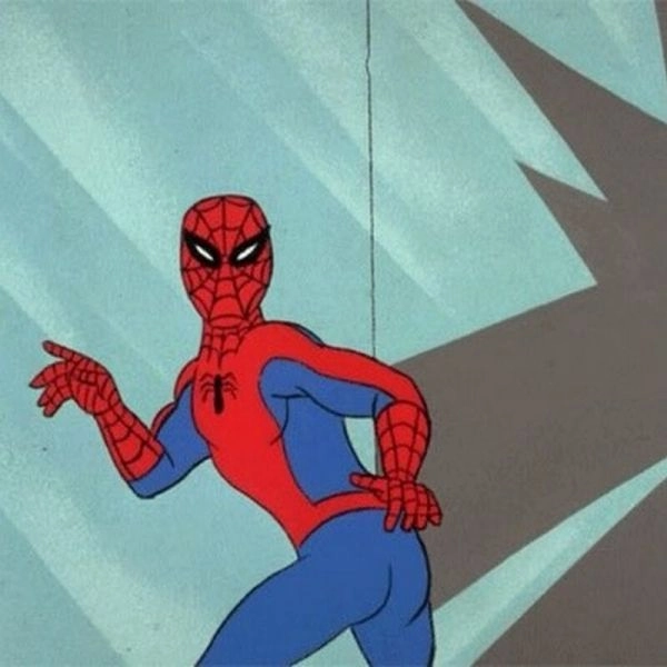 Spiderman meme template với hình ảnh hài hước và độc đáo