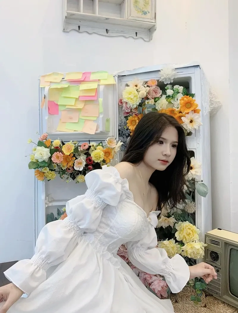 Ảnh gái đẹp làm hình nền dễ thương mang đến vẻ nhẹ nhàng và duyên dáng