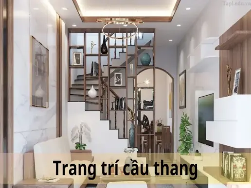 Mách bạn 5 ý tưởng trang trí cầu thang độc đáo và hiện đại cho ngôi nhà của bạn