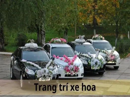 Tổng hợp các cách trang trí xe hoa ngày cưới đẹp, đơn giản và sang trọng