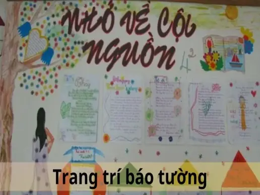 Hướng dẫn bạn cách trang trí báo tường sáng tạo, đẹp mắt và đơn giản nhất