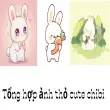 Bộ ảnh thỏ cute chibi siêu dễ thương khiến tim tan chảy