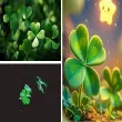 Hình nền cỏ 4 lá phong thủy giúp thu hút vận may cho bạn