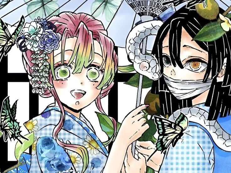 Kimetsu no Yaiba Mitsuri x Obanai tạo dấu ấn khó quên