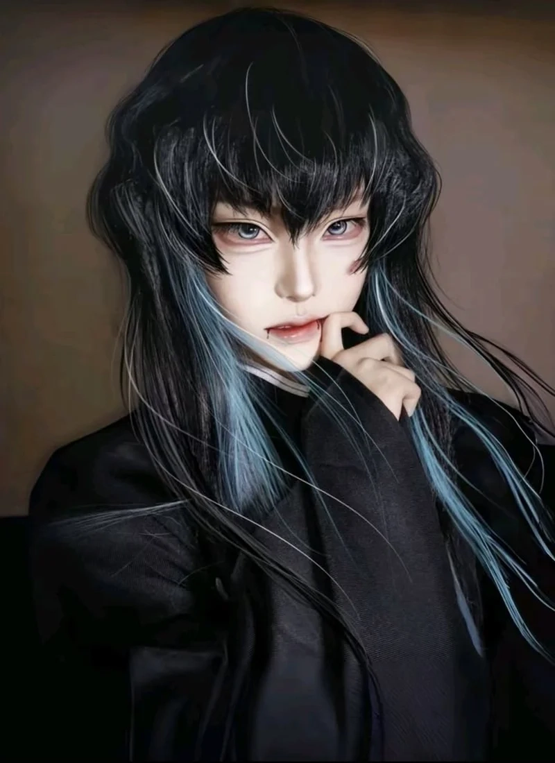 Tokito Muichiro cosplay mang phong cách cuốn hút