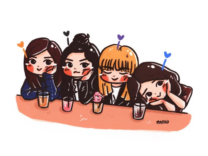 Blackpink cute chibi gây ấn tượng mọi ánh nhìn