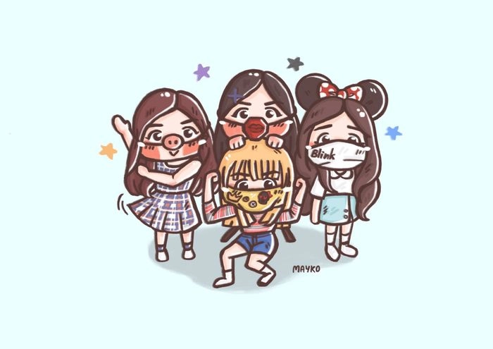Chibi blackpink tạo nên nét đáng yêu khó cưỡng
