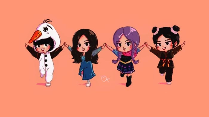 Hình ảnh blackpink cute chibi đáng yêu tuyệt đối