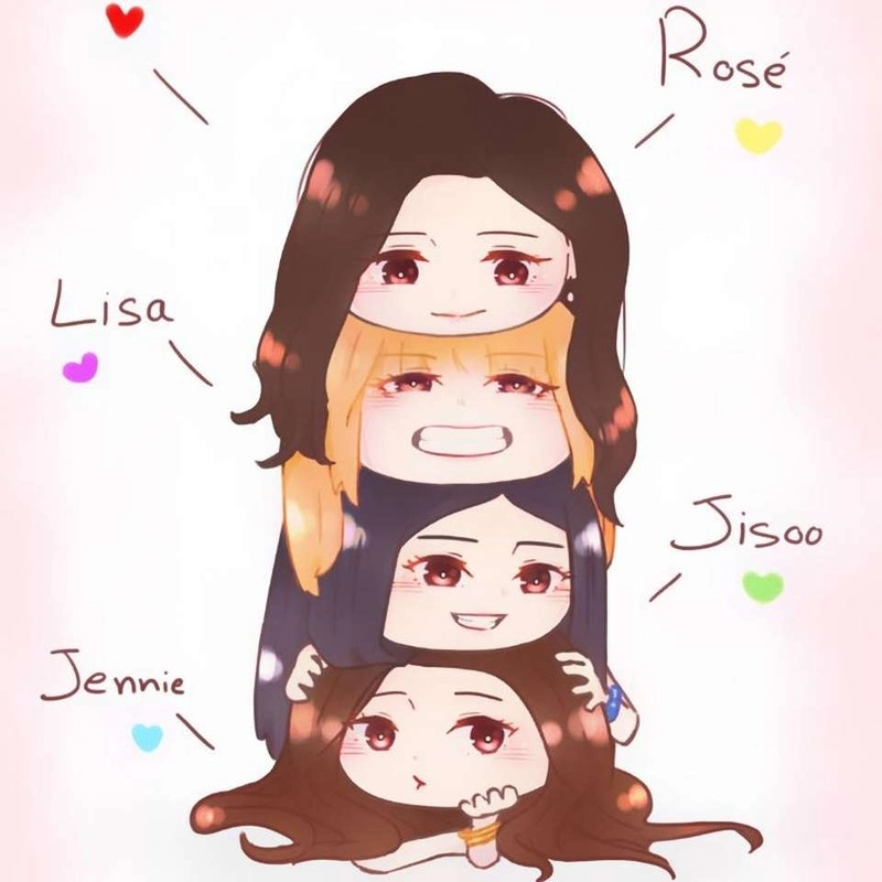 Blackpink hình chibi cực dễ thương và phá cách