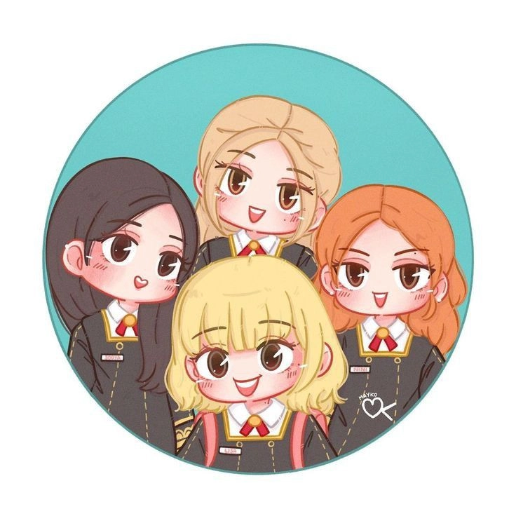Hình ảnh Blackpink chibi cute cực hút mắt