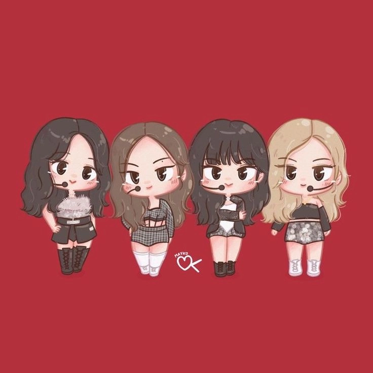 Hình ảnh của Blackpink chibi hút hồn Blink
