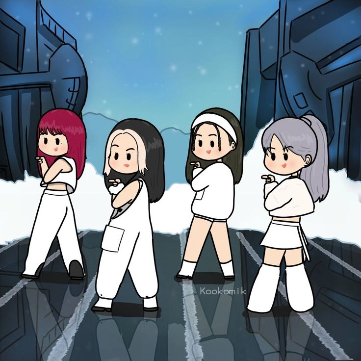 Ảnh chibi Blackpink siêu cute đáng sưu tầm