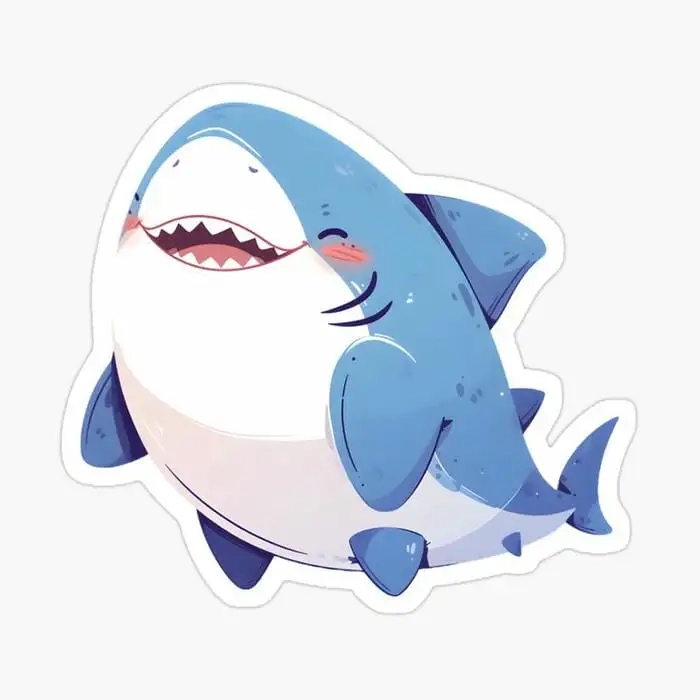 Chibi cá mập mang đến sự dễ thương ngọt ngào trong từng chi tiết
