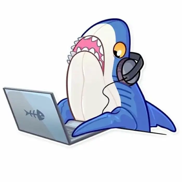 Ảnh cá mập cute chibi mang lại không khí vui tươi 