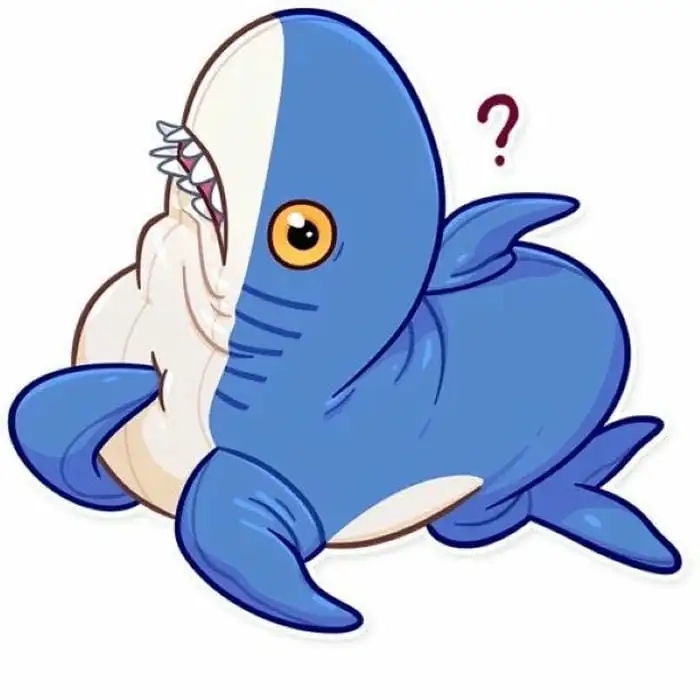Anime cá mập chibi với tạo hình cực kỳ sinh động và dễ thương