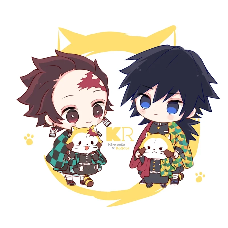 Ảnh anime chibi nam pha trộn ngây thơ và cool ngầu