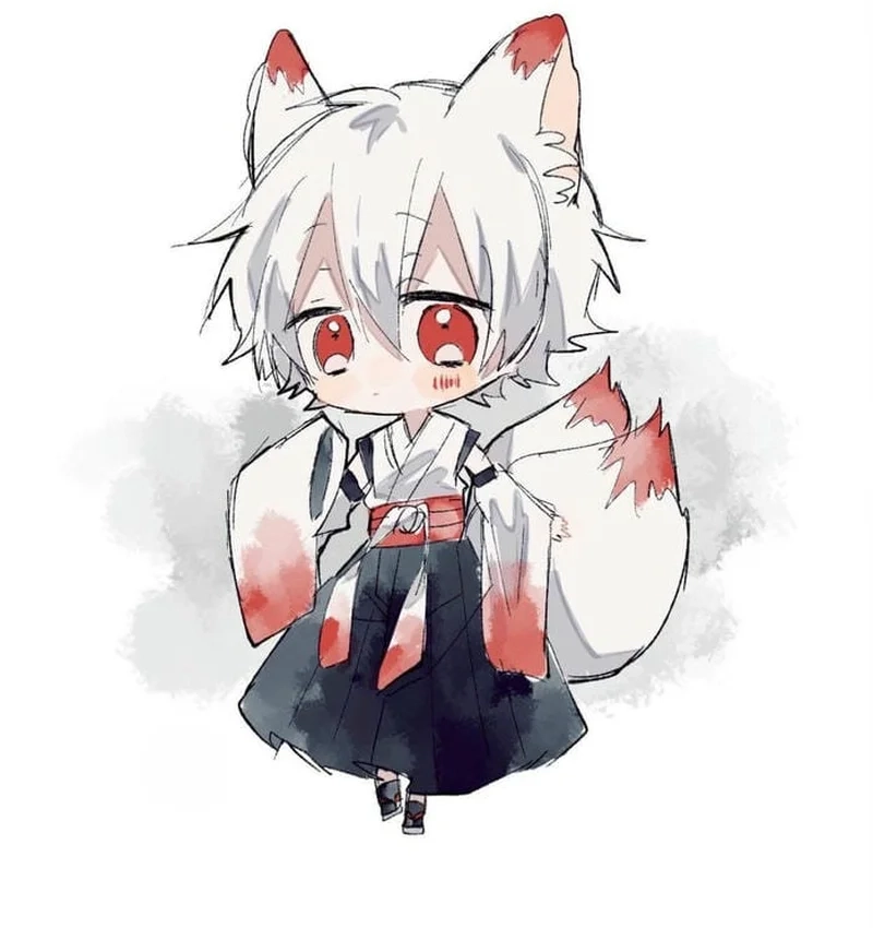 Anime cute chibi nam tạo điểm nhấn cho trang cá nhân