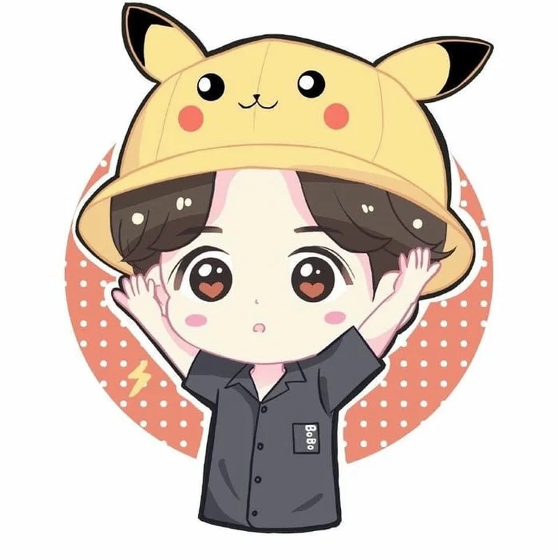 Avatar cute chibi nam mang đậm nét cá nhân riêng