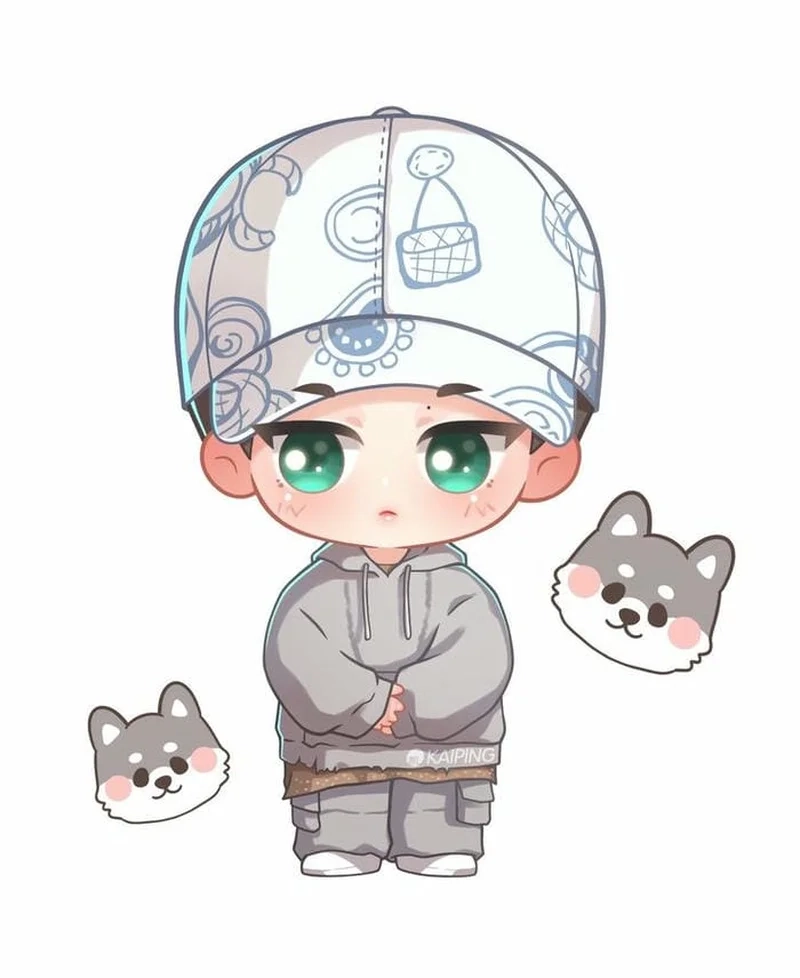 Hình anime chibi nam cute thích hợp làm icon mạng