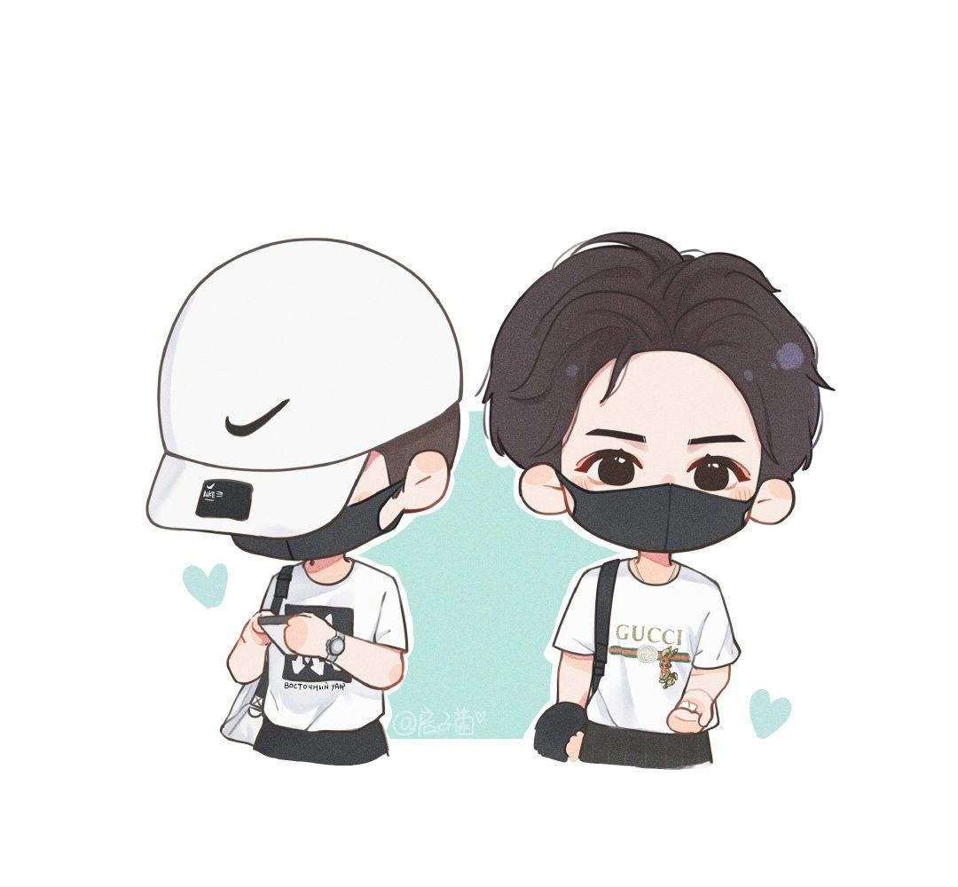 Hình chibi nam dễ thương mang năng lượng tích cực