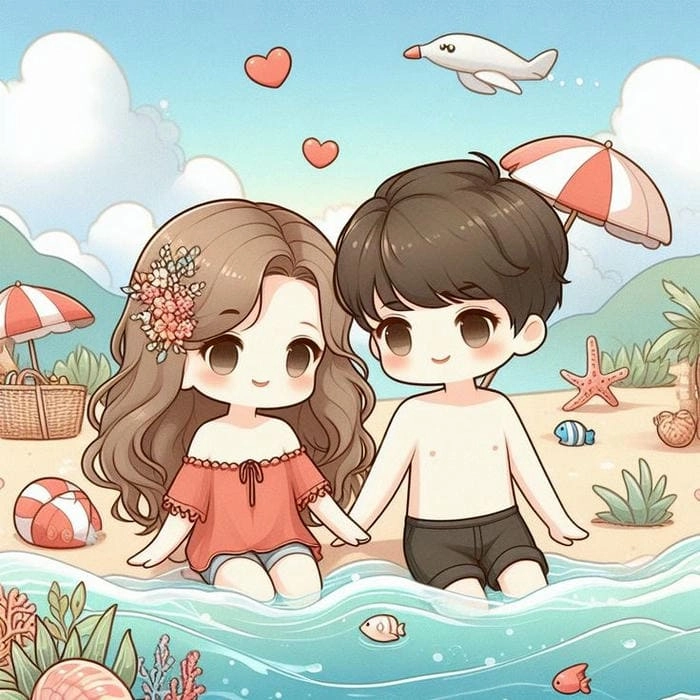 Cặp đôi chibi gây ấn tượng ngay từ ánh nhìn