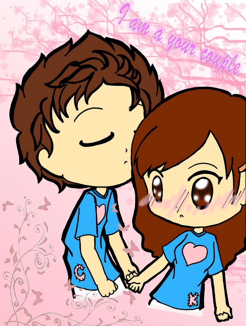 Hình ảnh anime chibi cặp đôi dễ thương lắm