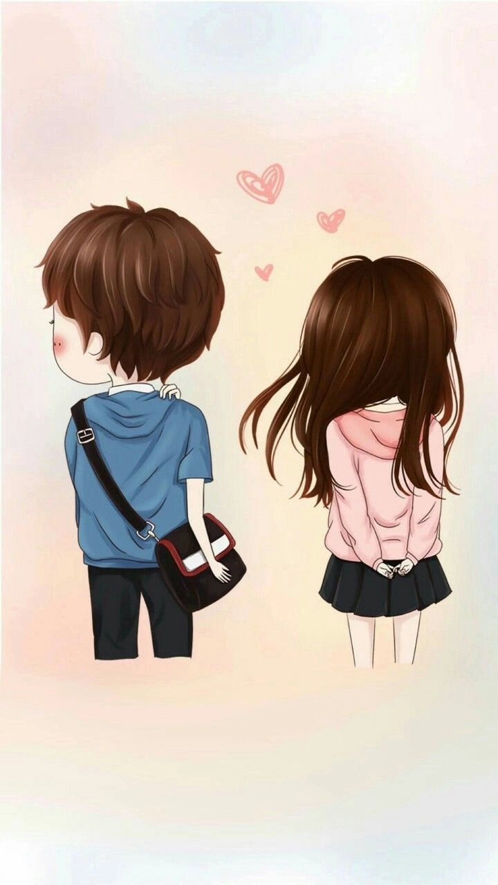 Ảnh anime chibi cặp đôi dễ thương hút hồn