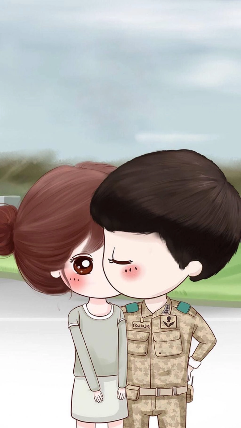 Ảnh chibi cute đôi khiến lòng phải xuyến xao