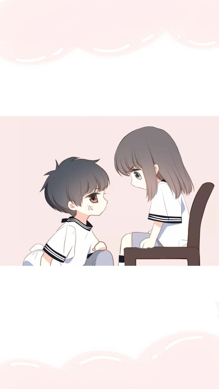 Ảnh chibi cặp tình yêu dễ thương đậm chất