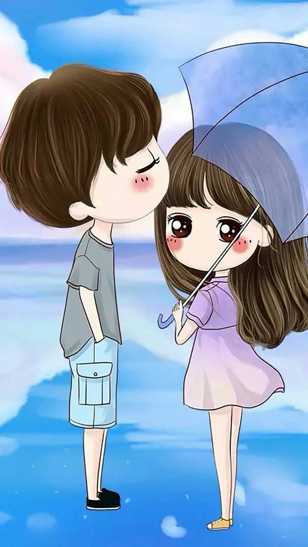 Ảnh chibi cặp đôi cute khiến ai cũng thích