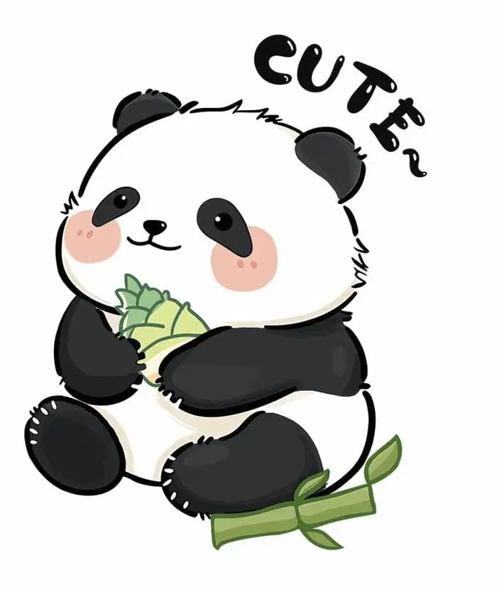 Gấu trúc mèo chibi mập dễ thương vô đối