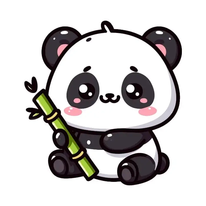 Hình nền gấu trúc chibi khiến ai cũng thích