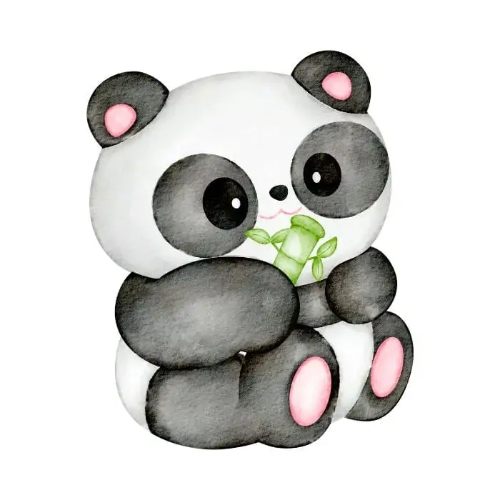 Hình ảnh gấu trúc chibi khiến lòng dịu êm