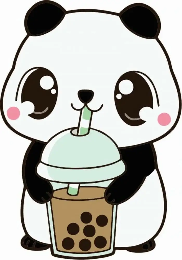 Gấu panda chibi tạo điểm nhấn cực kỳ đáng yêu