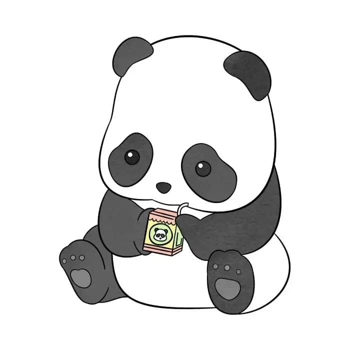 Hình gấu chibi tạo cảm giác đáng yêu ngập tràn