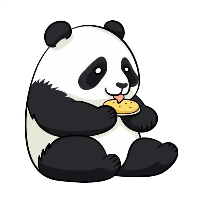Hình gấu chibi dễ thương mang nét mềm mại