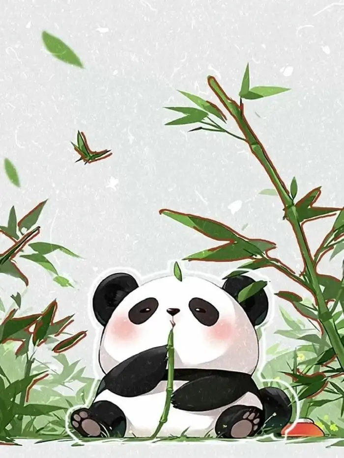 Hình nền gấu cute chibi nổi bật từng chi tiết