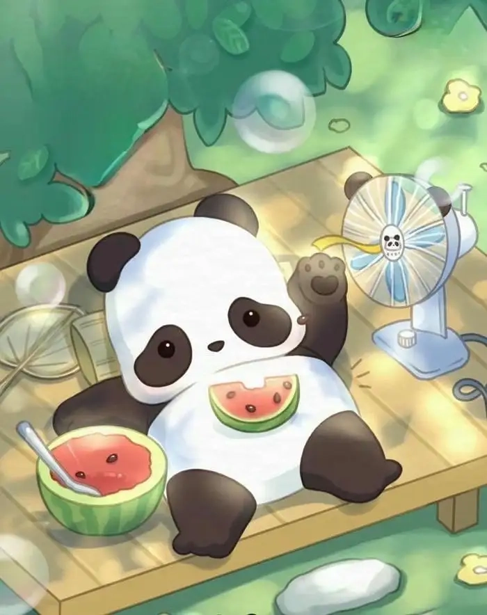Ảnh chibi gấu cute khiến ai cũng phải yêu thích