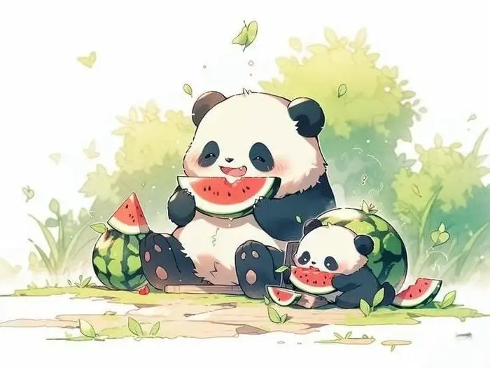 Ảnh gấu chibi mang hơi thở đáng yêu nhẹ nhàng