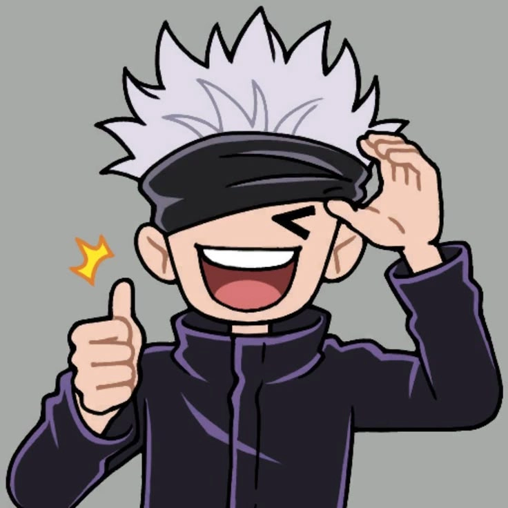 Anime drawing Gojo chibi với từng nét đẹp mắt