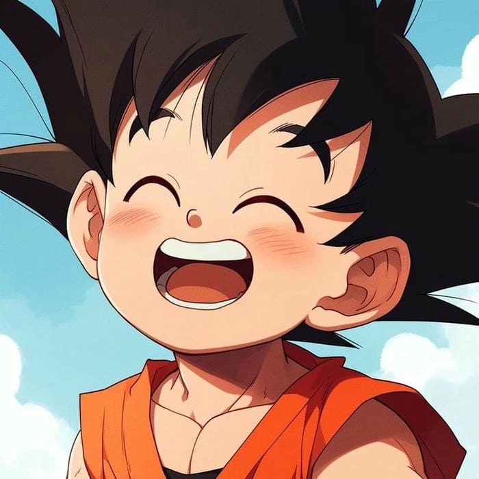 Chibi Goku ngộ nghĩnh khiến bạn không thể rời mắt