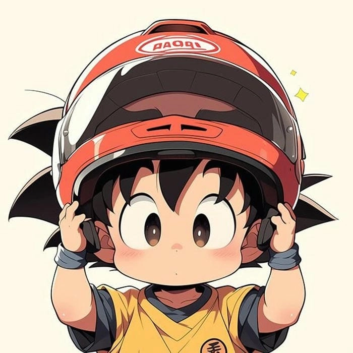 Dragon Ball Z Goku chibi đáng yêu cho fan hâm mộ