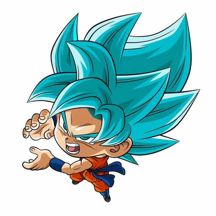 Goku chibi cute mang đến niềm vui mỗi ngày