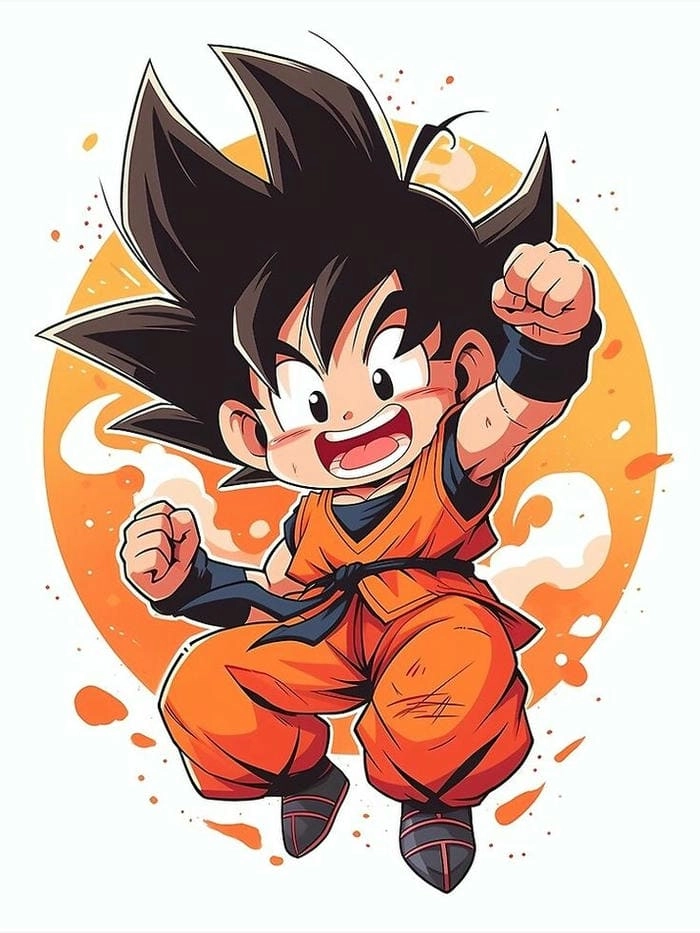 Goku black chibi với tạo hình huyền bí, cá tính