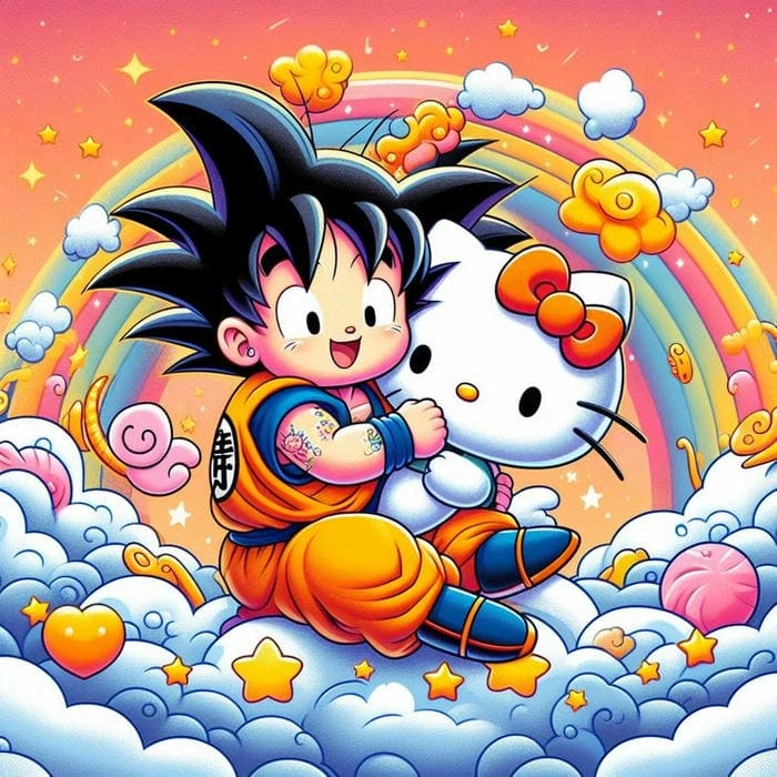 Cute chibi kawaii Goku chibi dễ thương tuyệt vời