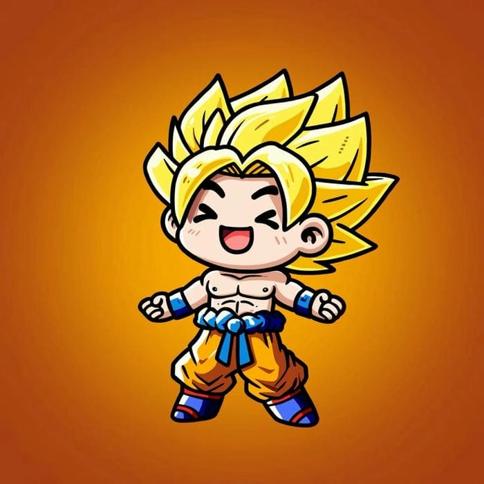 Goku chibi Dragon Ball FighterZ cực kỳ ấn tượng