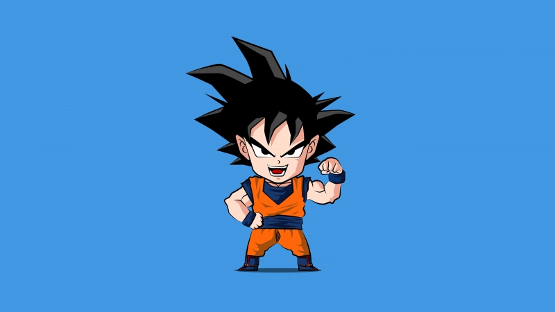 Goku chibi dễ thương với tạo hình siêu đáng yêu