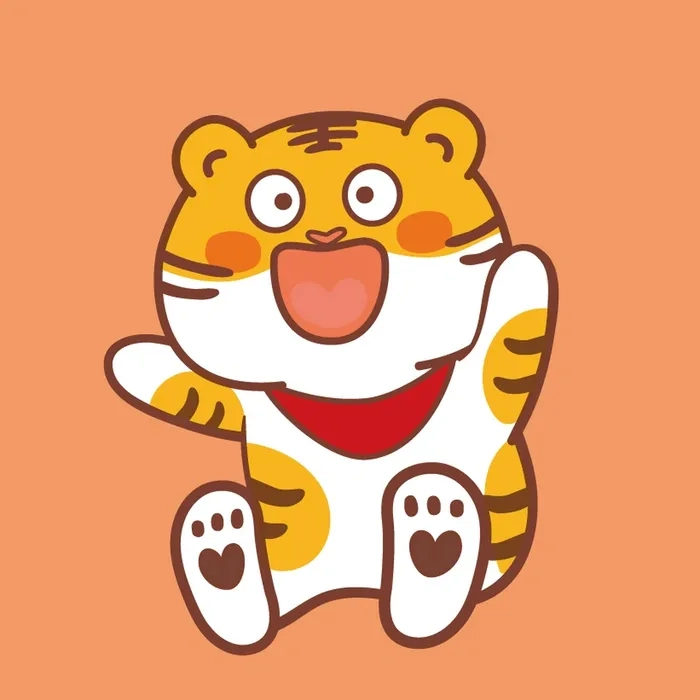 Hổ chibi cute xỉu lên xỉu xuống