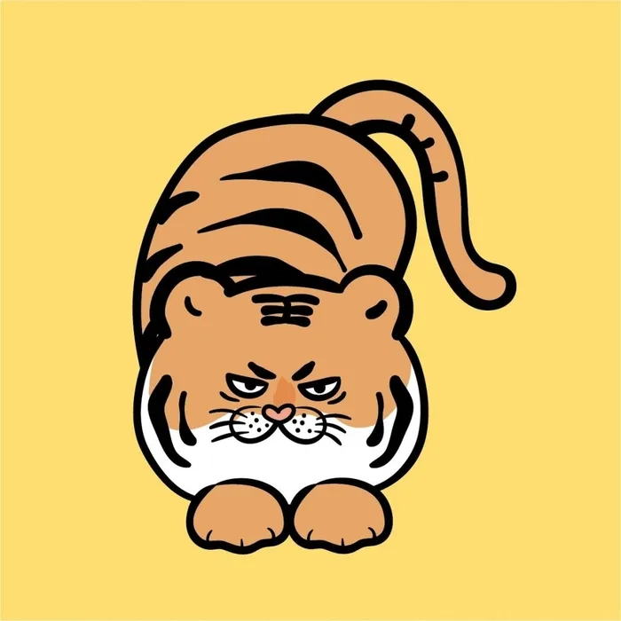 Con hổ chibi cute ai nhìn cũng mê