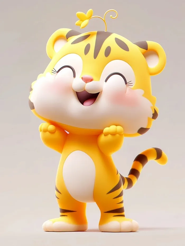 Hình ảnh con hổ chibi cute xuất sắc